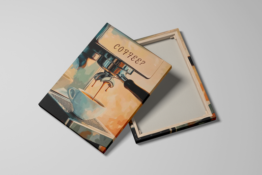 Coffee? - Framed Canvas Art