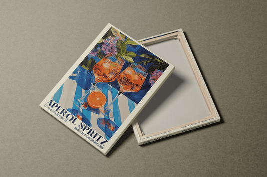 Aperol Spritz - Italian Sophistication - Framed Canvas Art