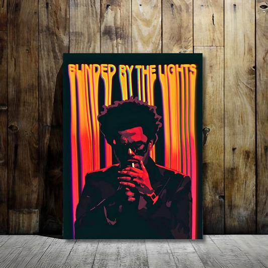 Blinding Lights - Framed Canvas Art