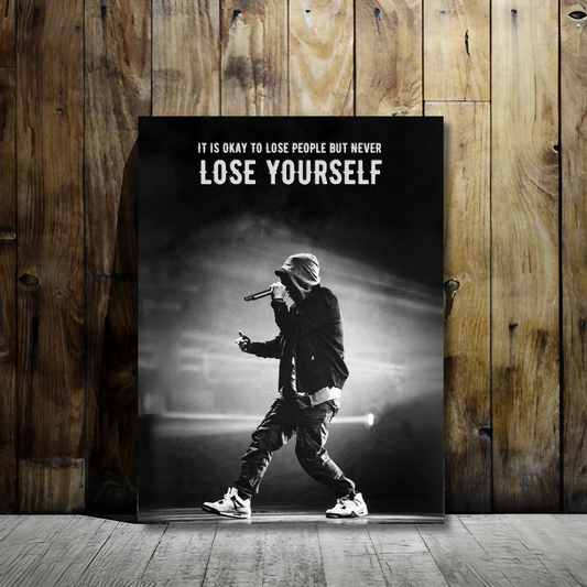 Lose Yourself - Framed Canvas Art