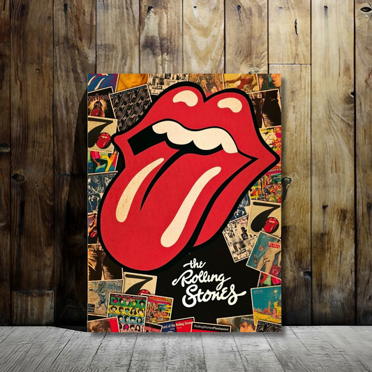 Rolling Stones Legacy - Framed Canvas Art