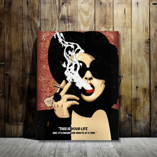 This is Your Life - Fight Club - Framed Canvas Art
