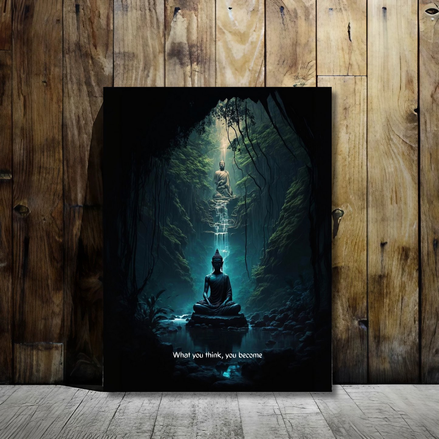 Enlightenment in the Wilderness - Framed Canvas Art