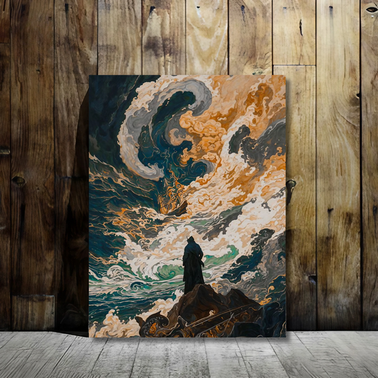 Voyage of the Unknown - Framed Canvas Art
