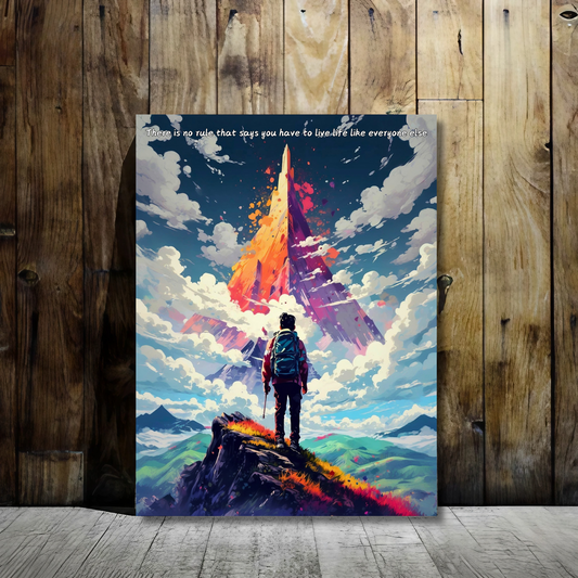 Journey Beyond Boundaries - Framed Canvas Art
