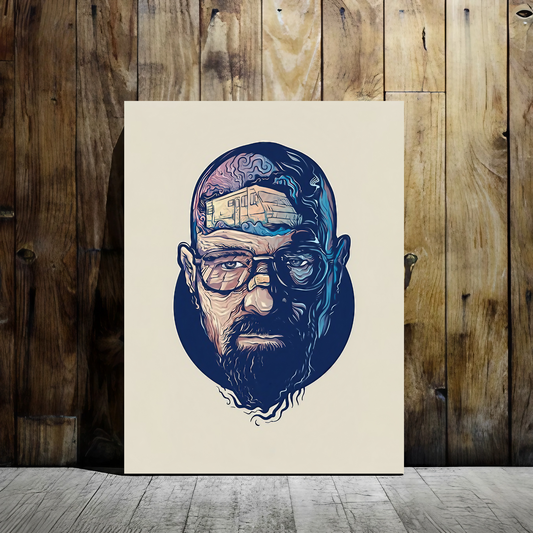 The Chemistry of Transformation - Breaking Bad - Canvas Framed Art
