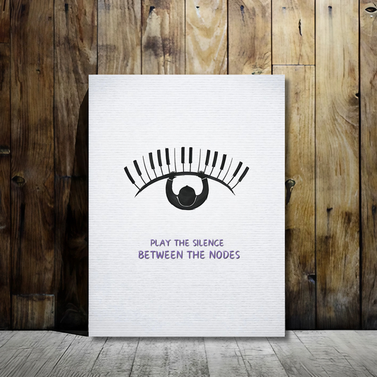 Silent Symphony - Framed Canvas Art