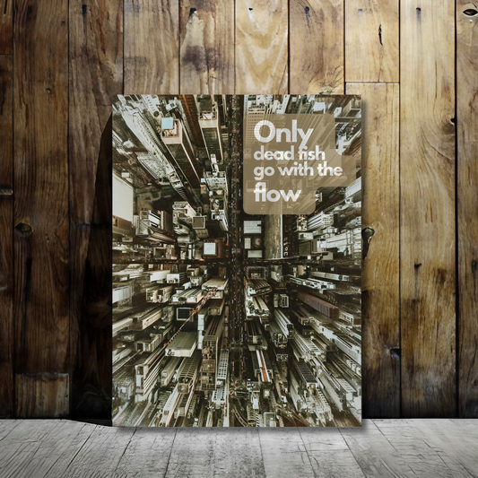 Urban Depths - Framed Canvas Art