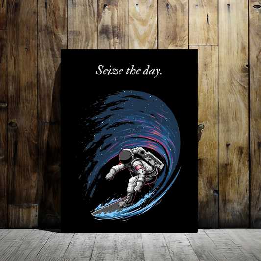 Seize the Day - Framed Canvas Art