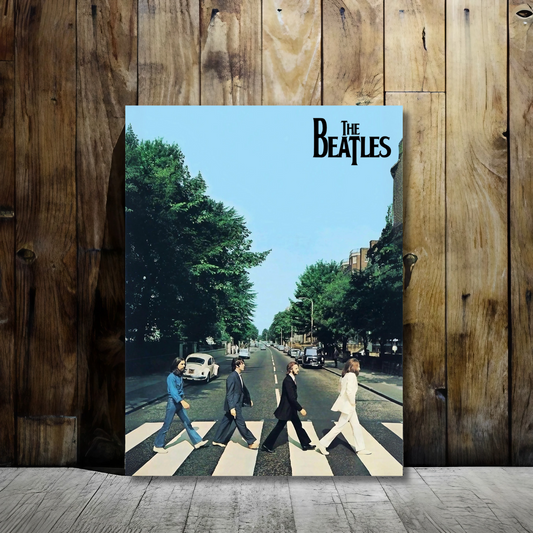The Beatles - Framed Canvas Art