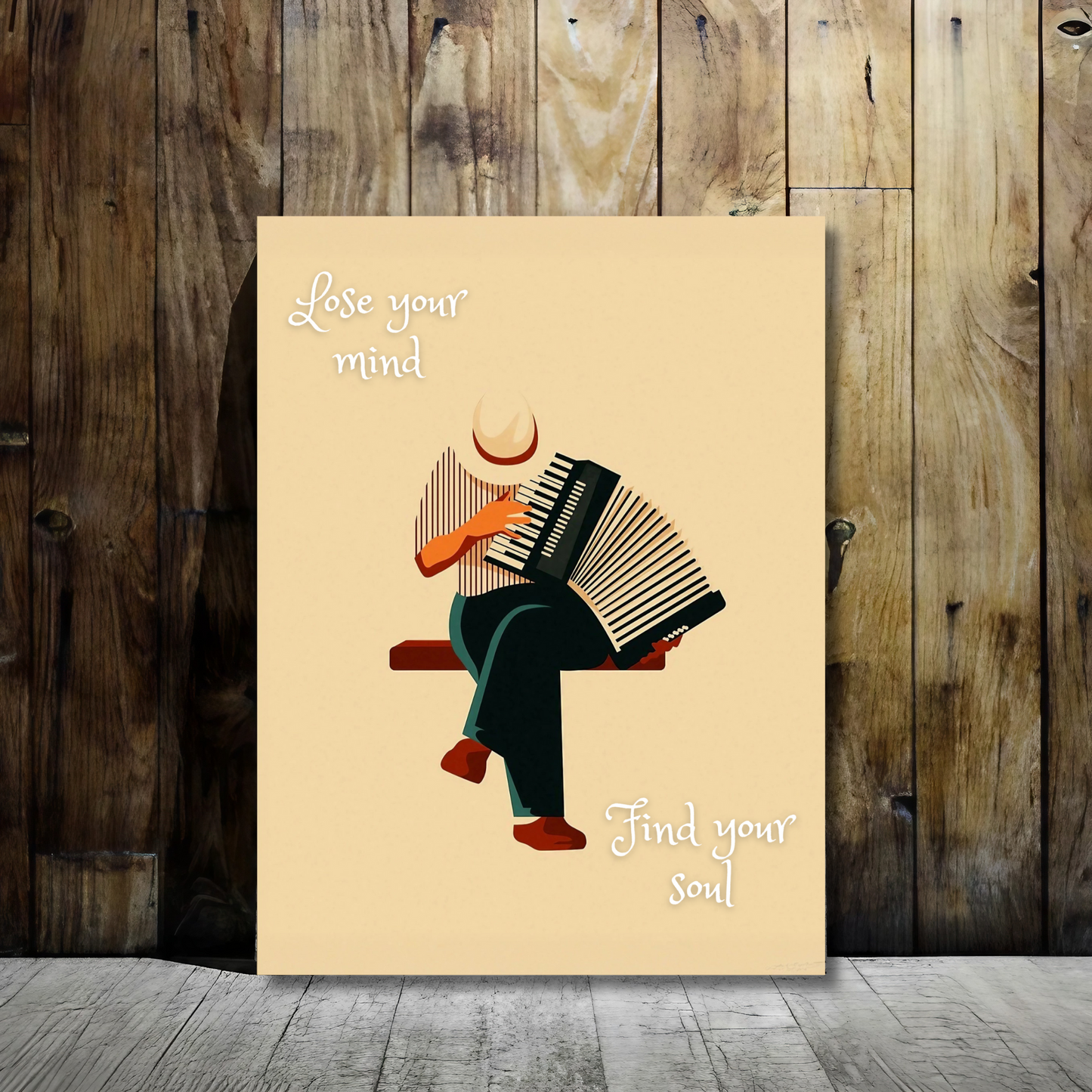 Lose Your Mind, Find Your Soul - Framed Canvas Art