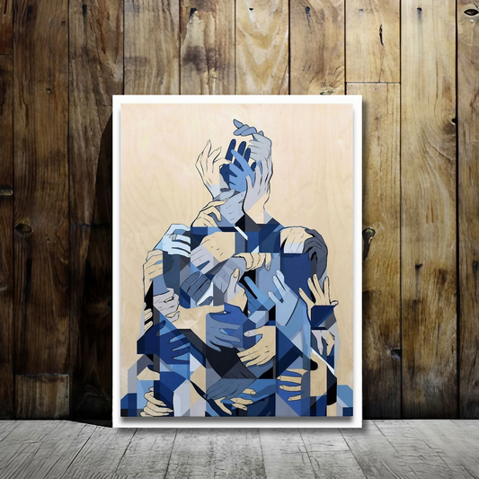 Unity in Fragments - Framed Canvas Art