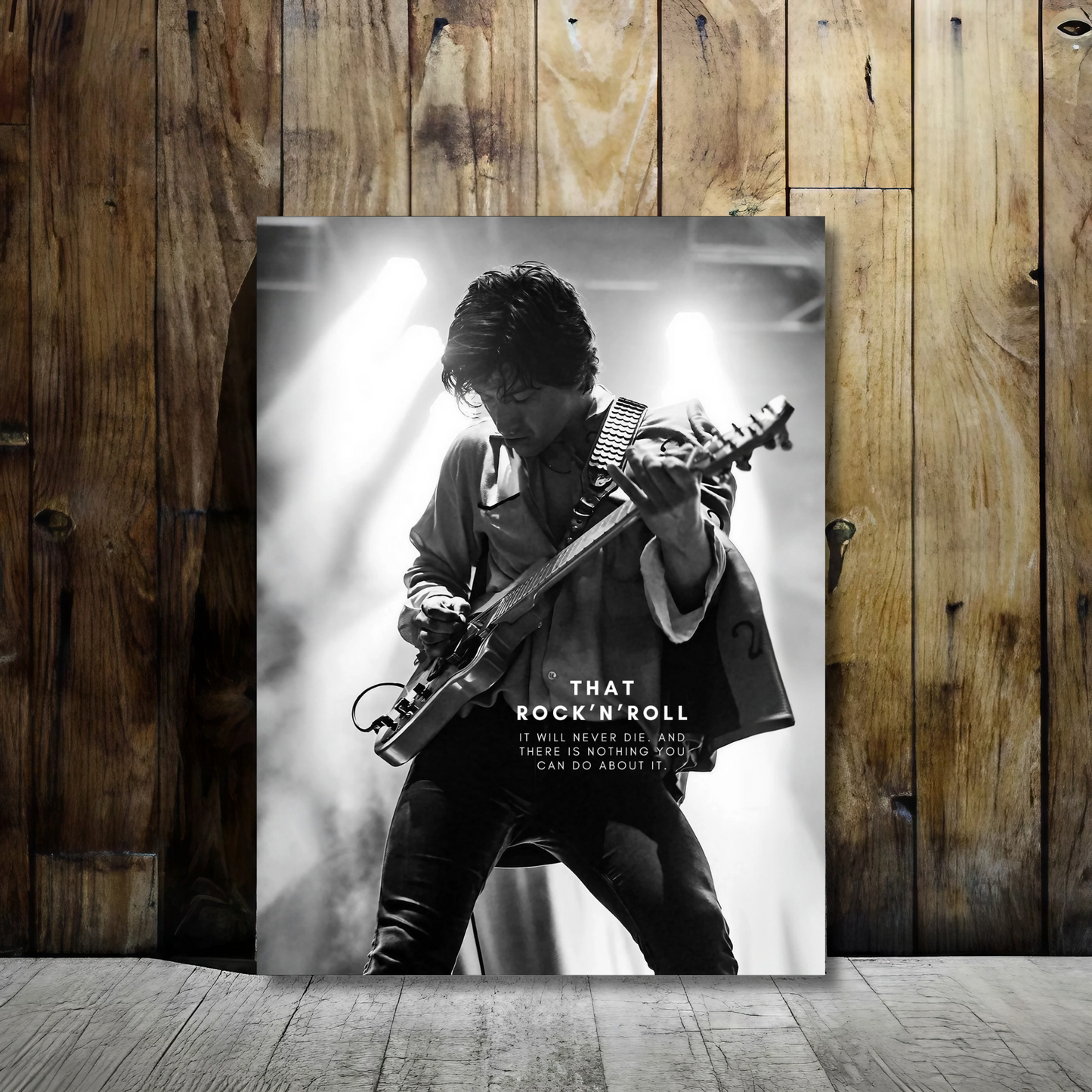 Rock’n’Roll Will - Monochrome Art