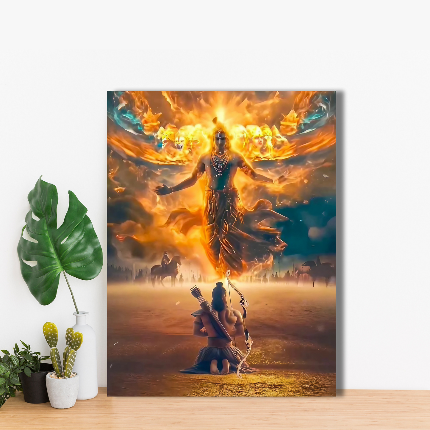 Divine Revelation - Framed Canvas Art