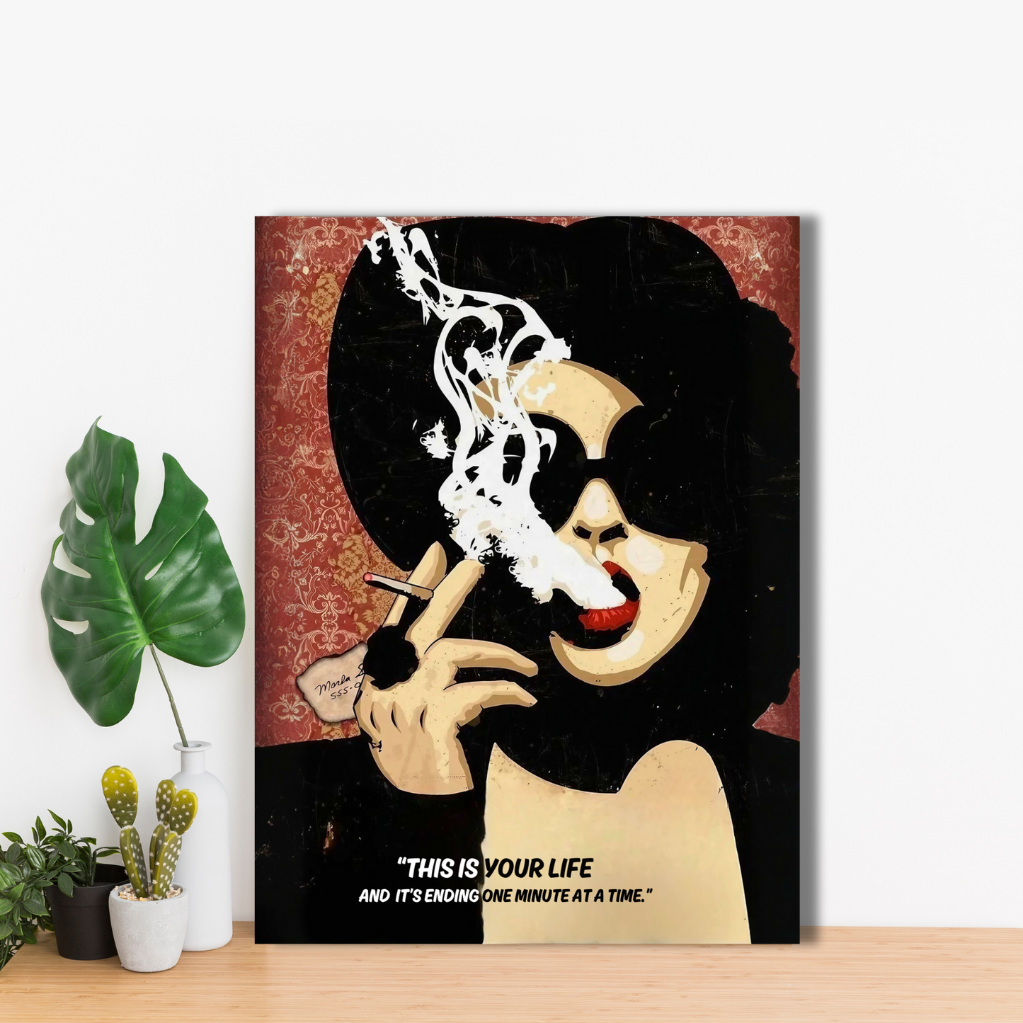 This is Your Life - Fight Club - Framed Canvas Art