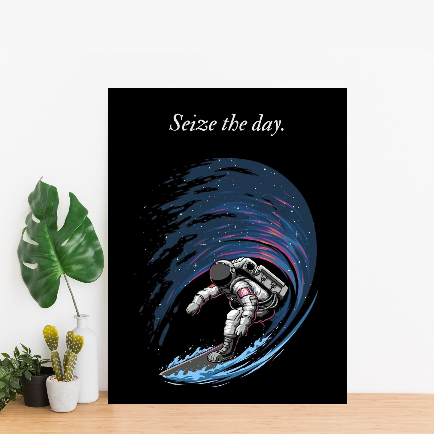 Seize the Day - Framed Canvas Art