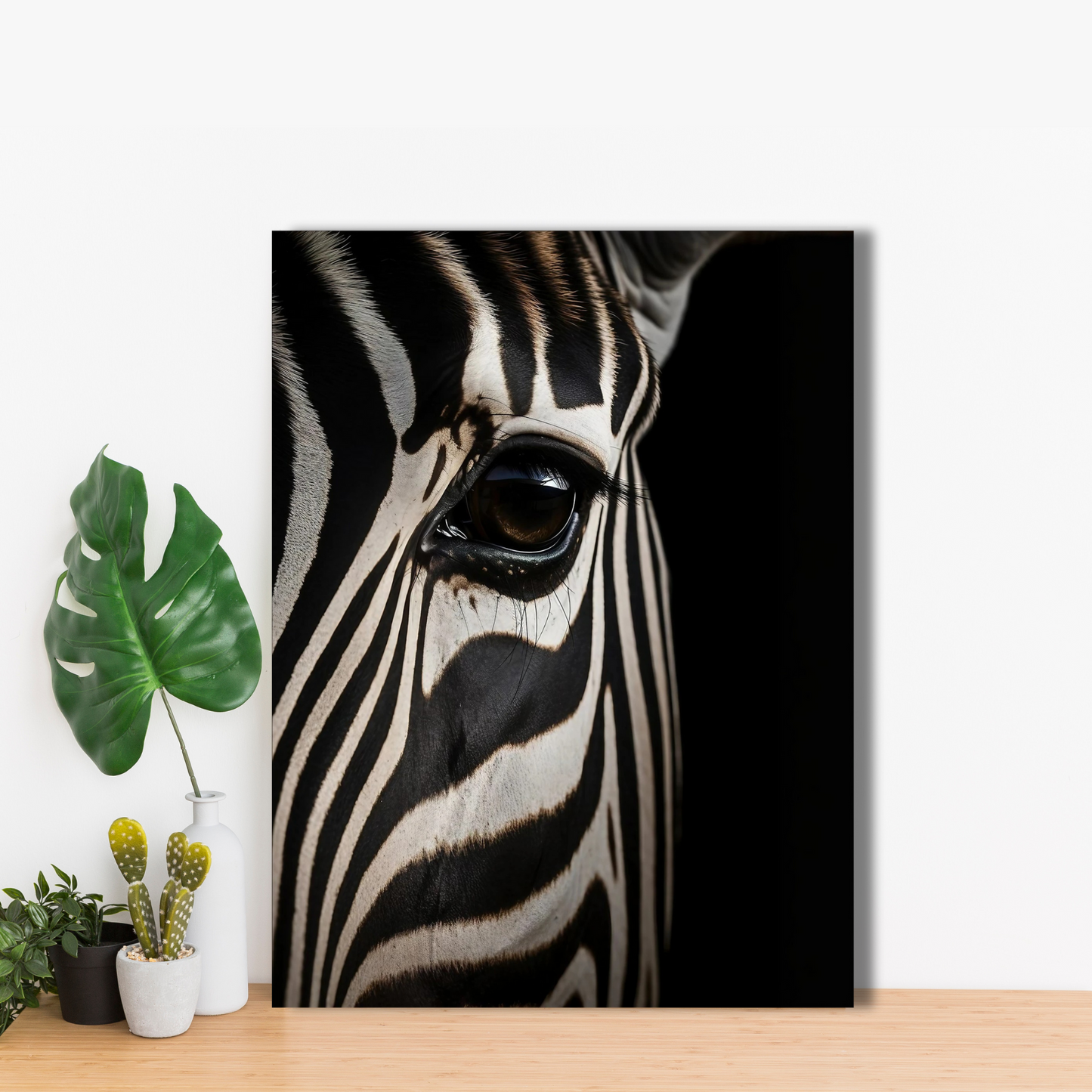 Stripes of the Wild - Framed Canvas Art