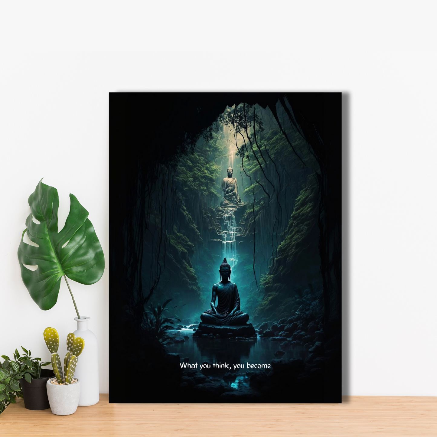 Enlightenment in the Wilderness - Framed Canvas Art