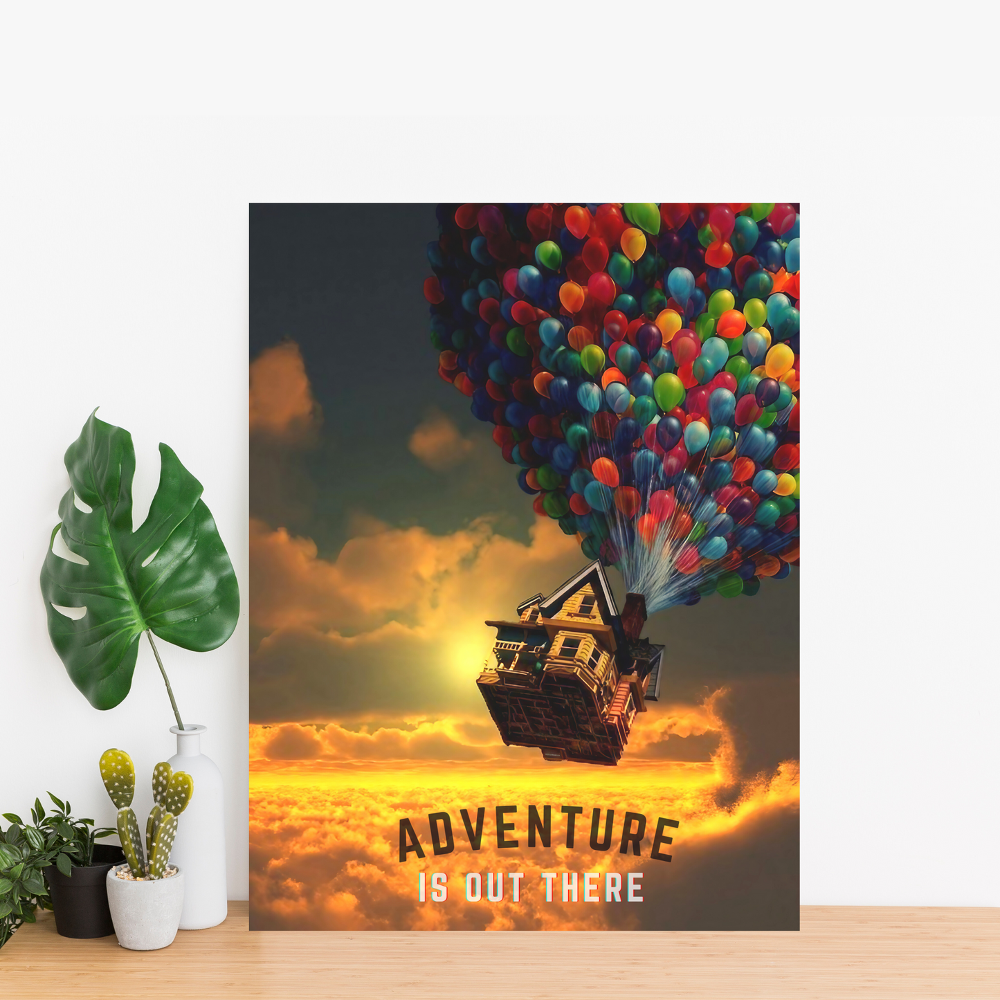 Adventure is Out There - Up - Framed Canvas Art