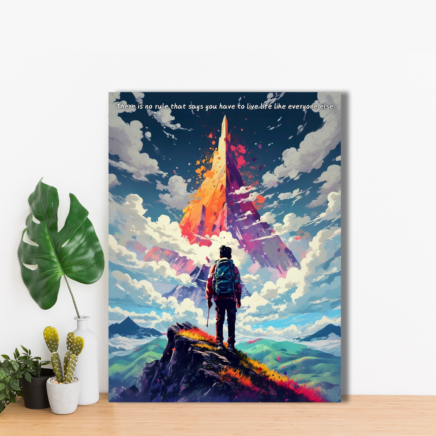 Journey Beyond Boundaries - Framed Canvas Art