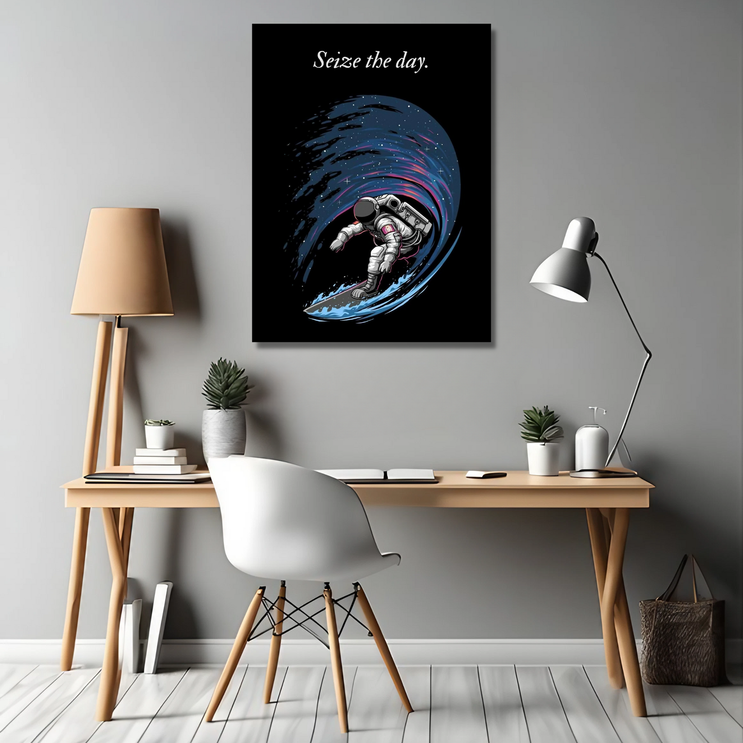 Seize the Day - Framed Canvas Art