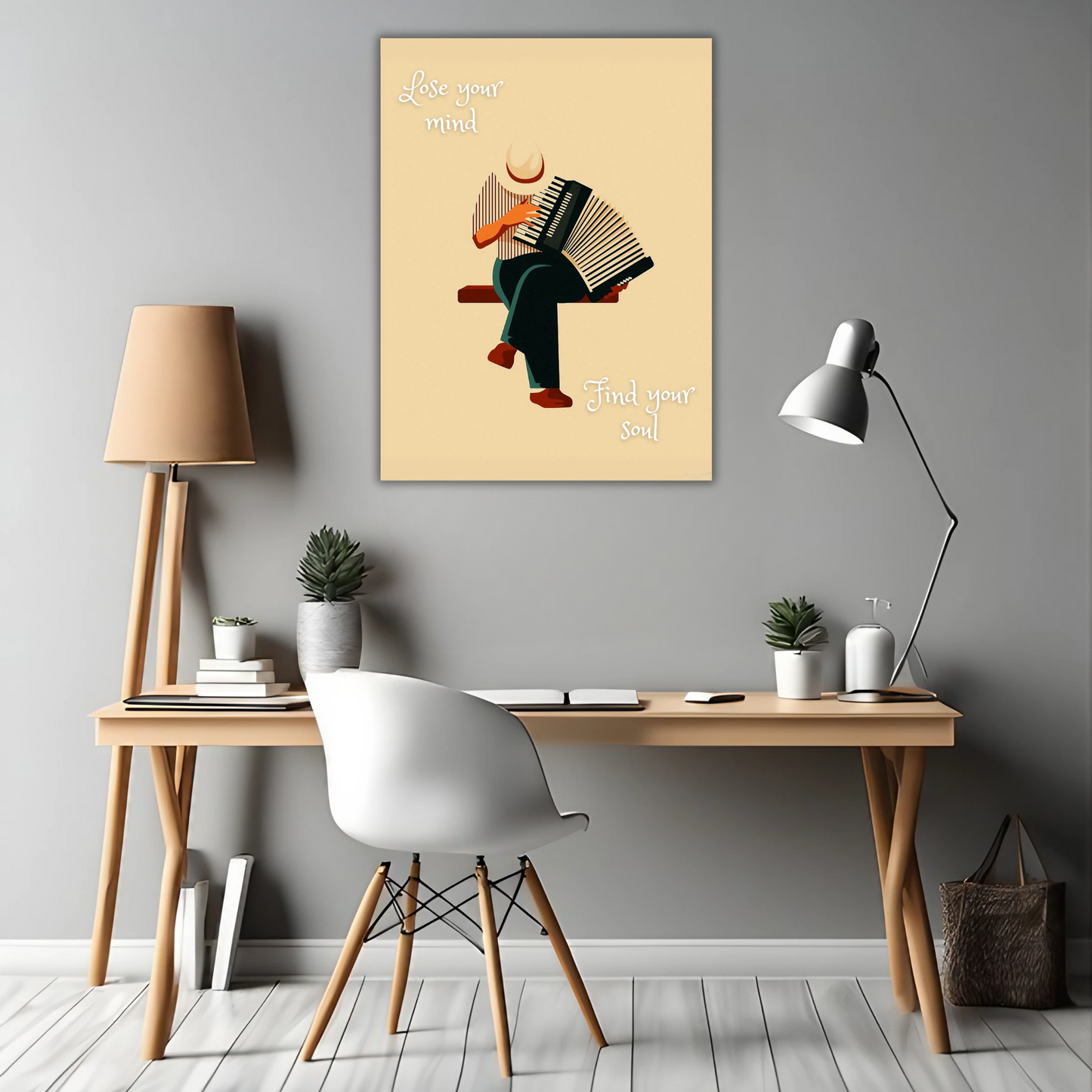 Lose Your Mind, Find Your Soul - Framed Canvas Art