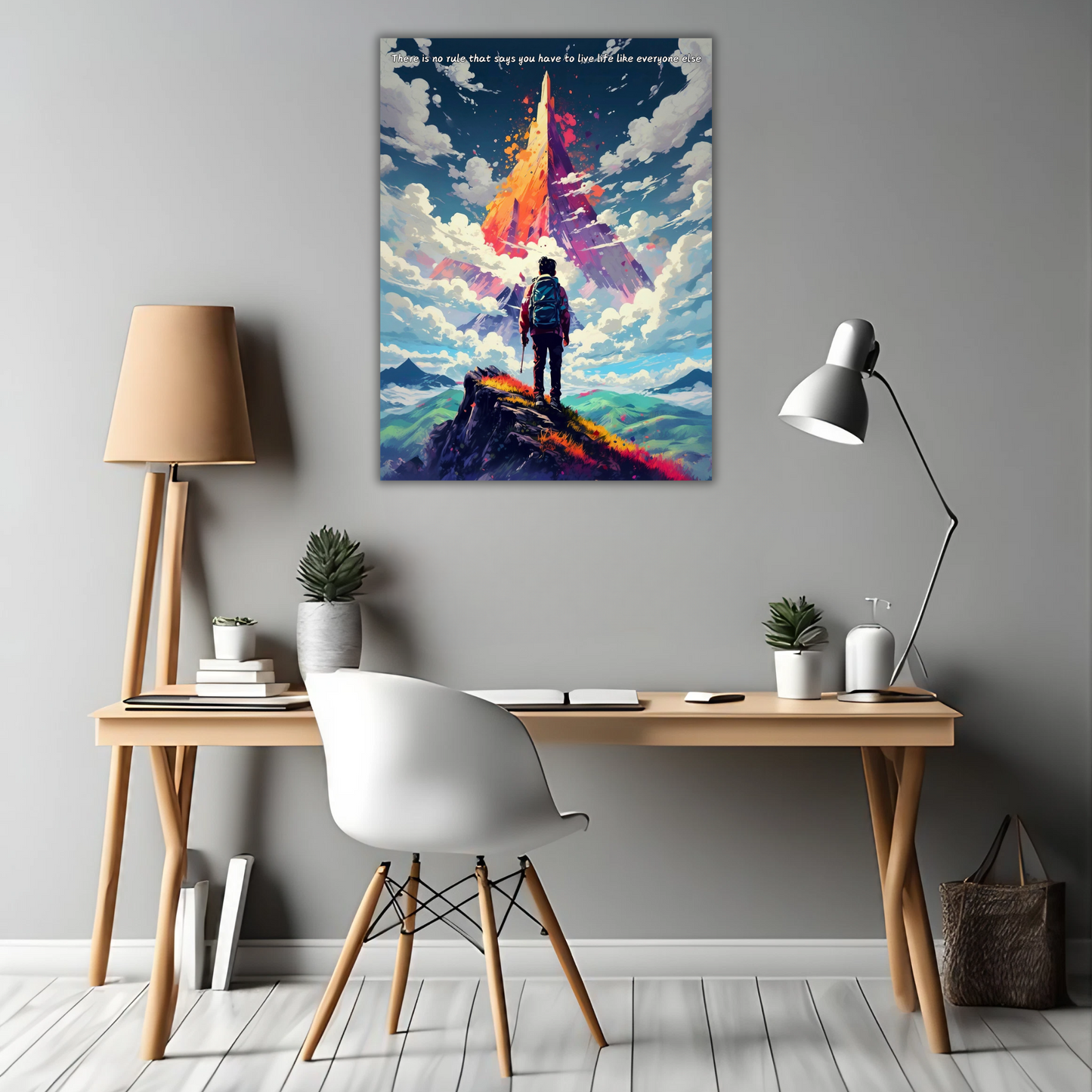 Journey Beyond Boundaries - Framed Canvas Art