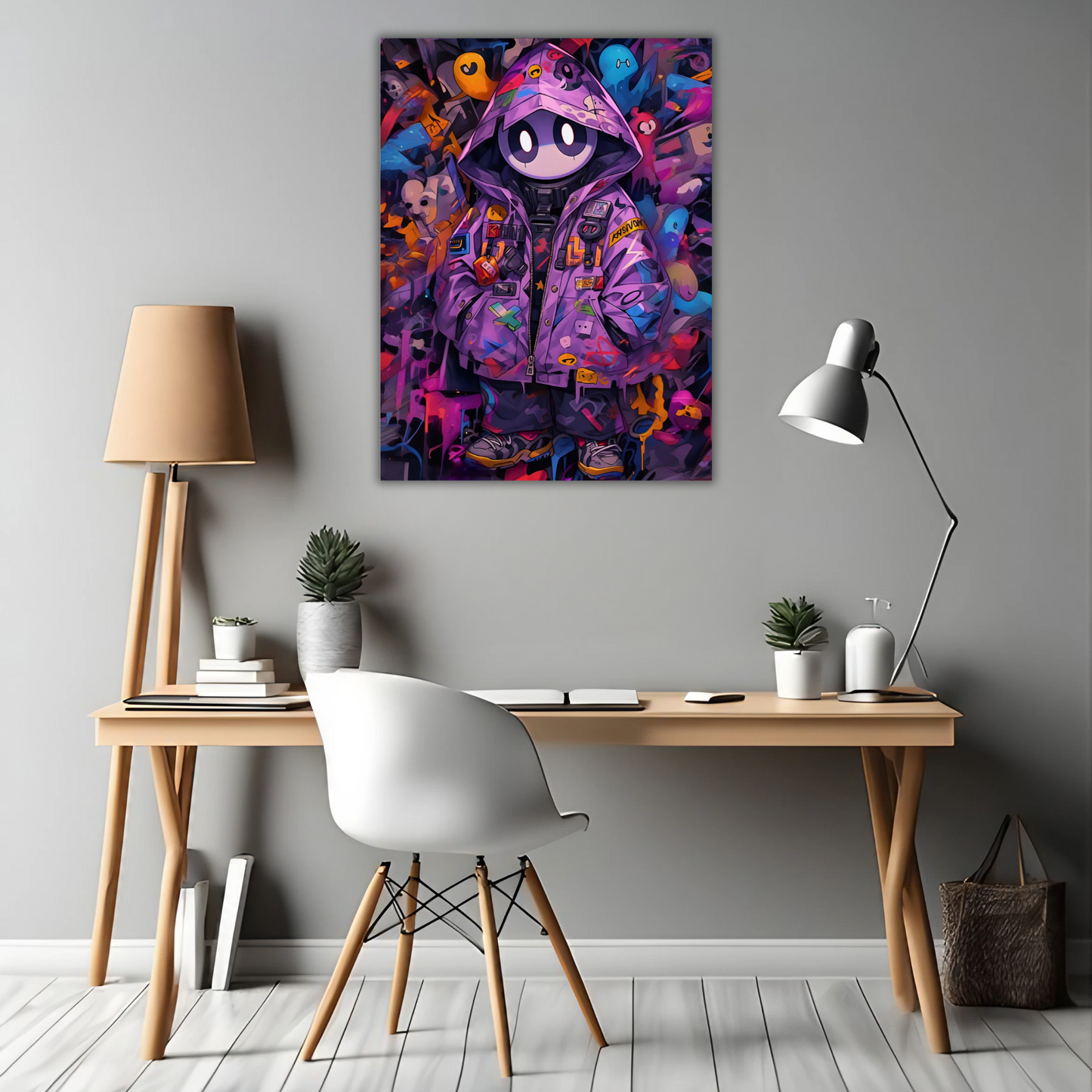 Urban Expression - Framed Canvas Art