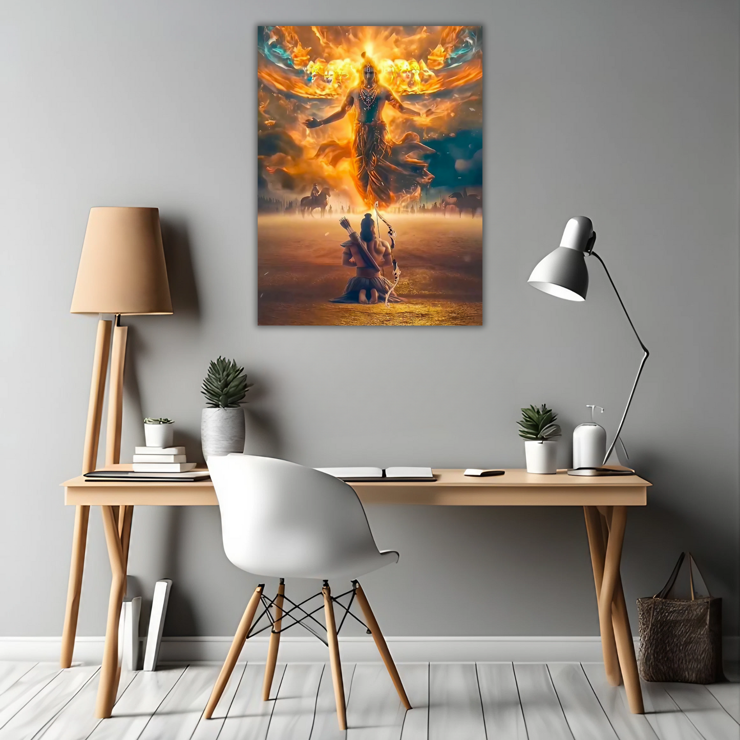 Divine Revelation - Framed Canvas Art