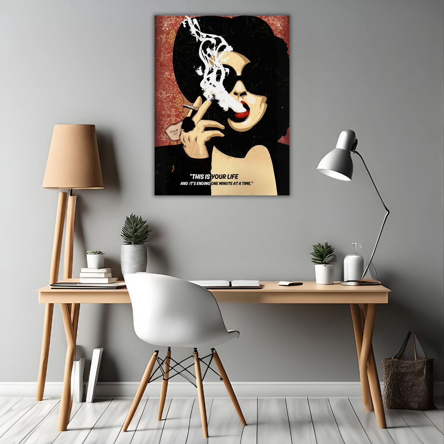 This is Your Life - Fight Club - Framed Canvas Art