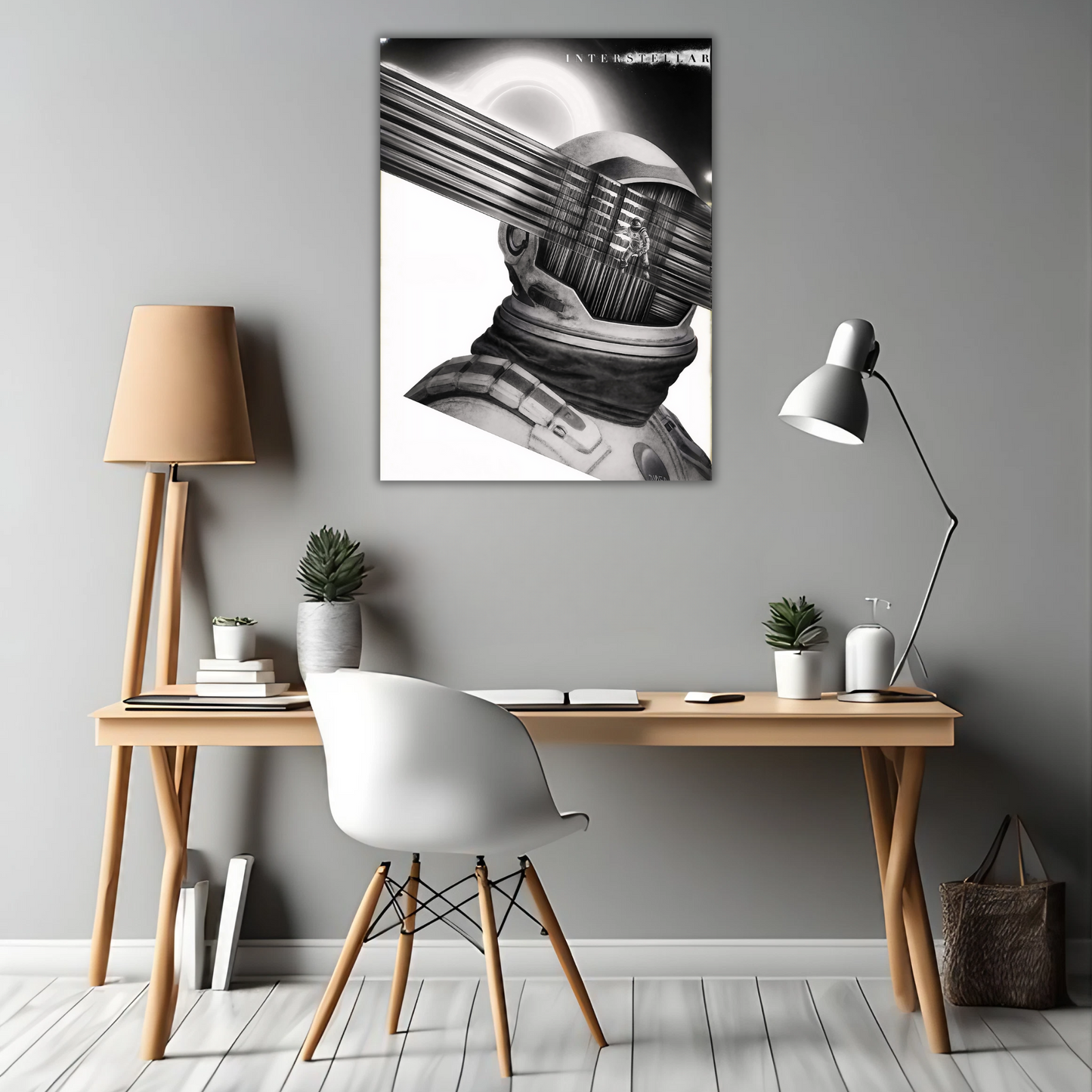Interstellar Tesseract - Space Odyssey - Framed Canvas Art