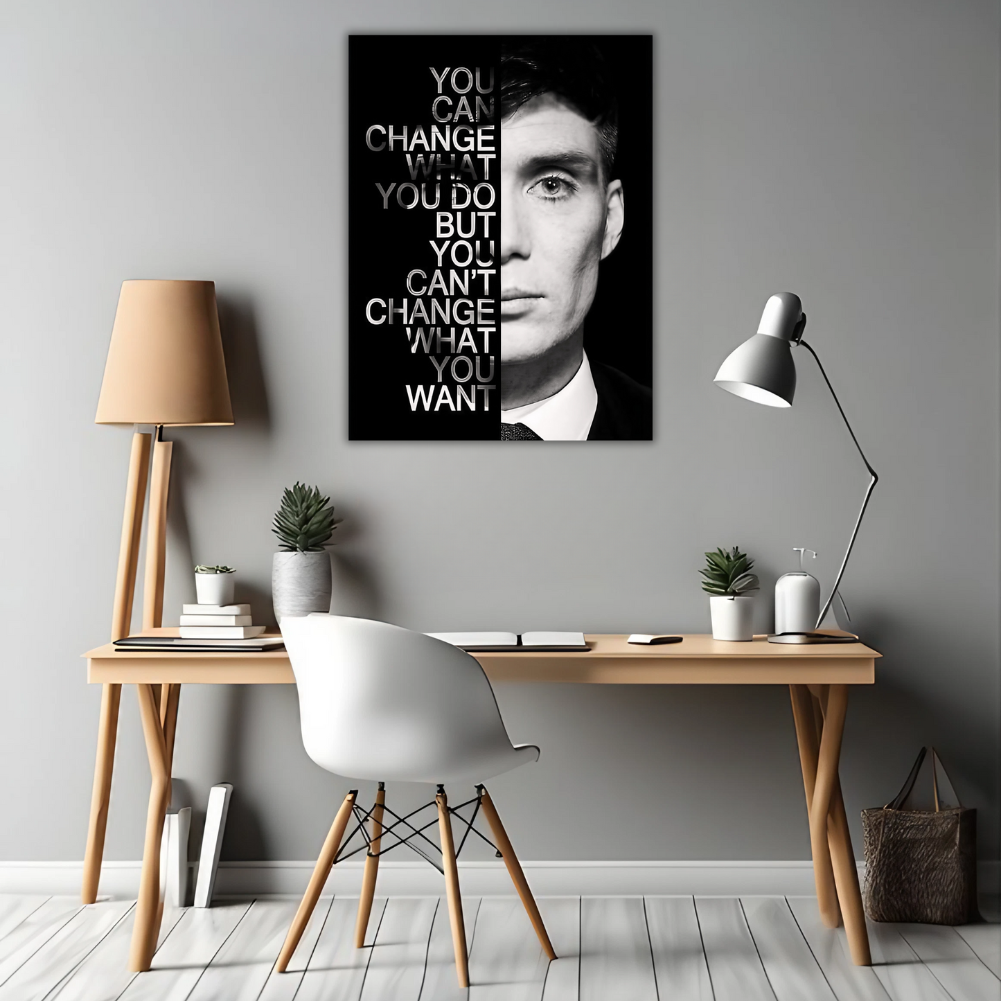 Peaky Blinders Reflection - Framed Canvas Art