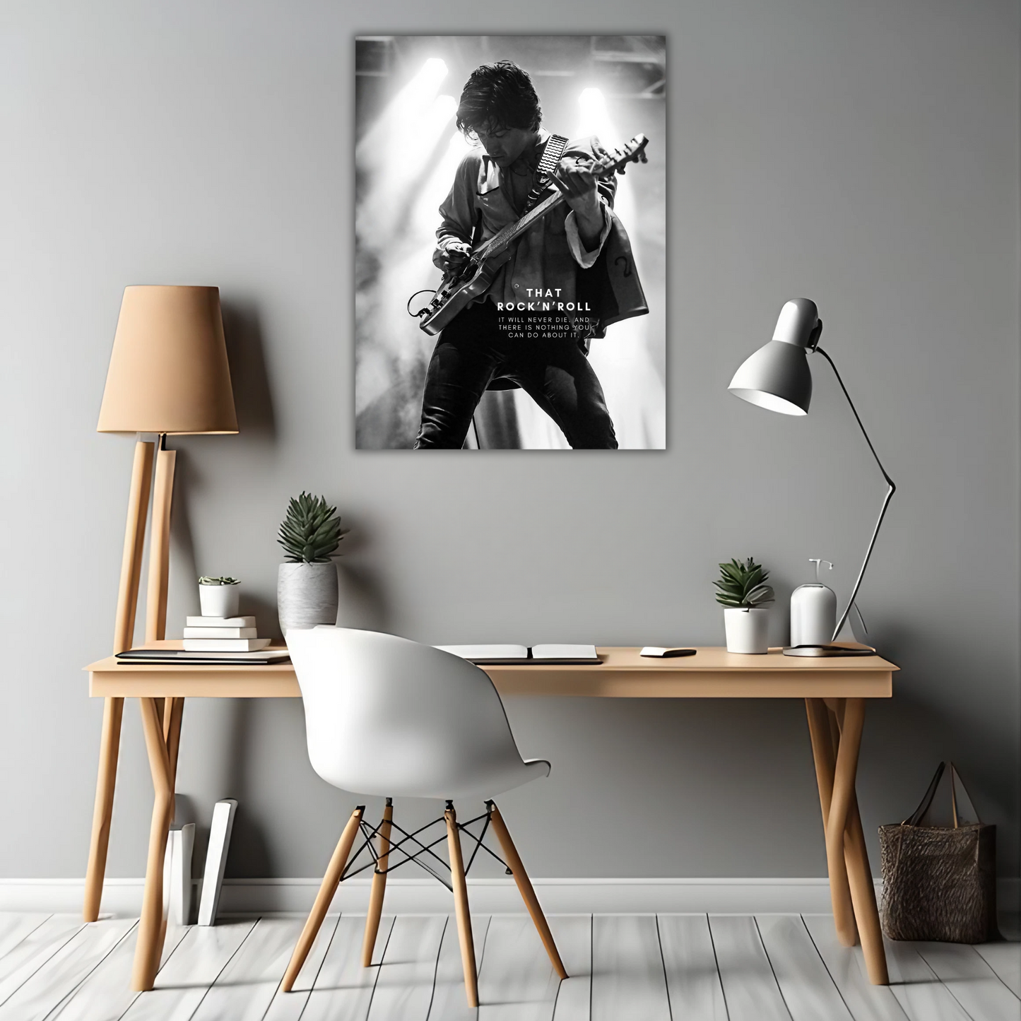 Rock’n’Roll Will - Monochrome Art