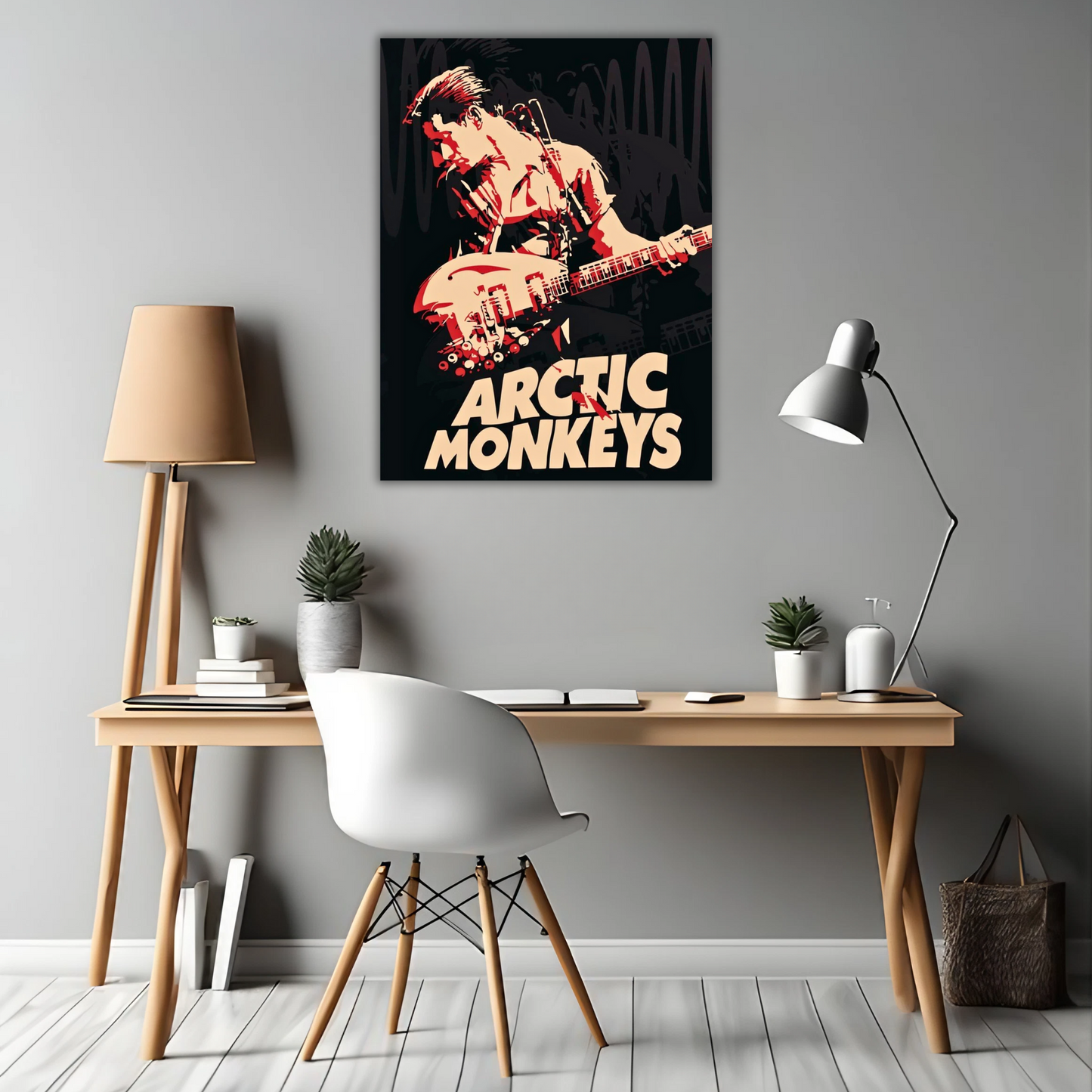 Rock'n'Roll Never Dies - Framed Canvas Art