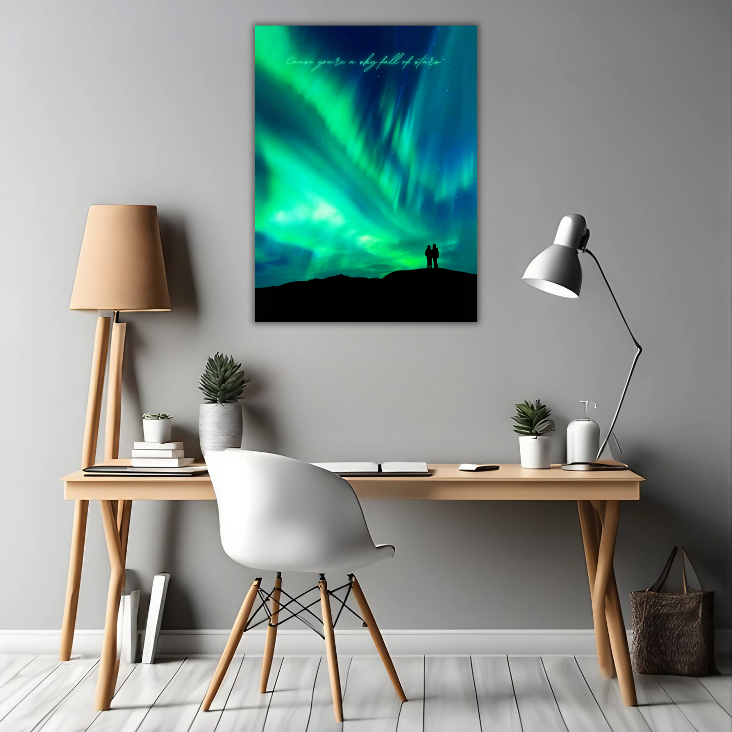 Aurora Dreamscape - Framed Canvas Art