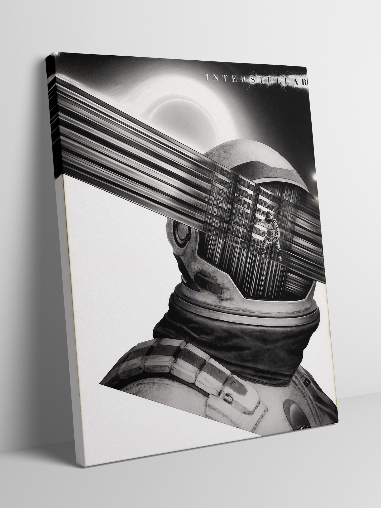 Interstellar Tesseract - Space Odyssey - Framed Canvas Art