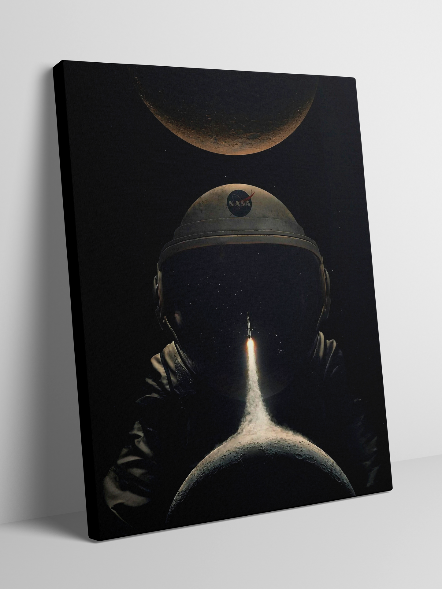 Astronaut’s Dream - Framed Canvas Art