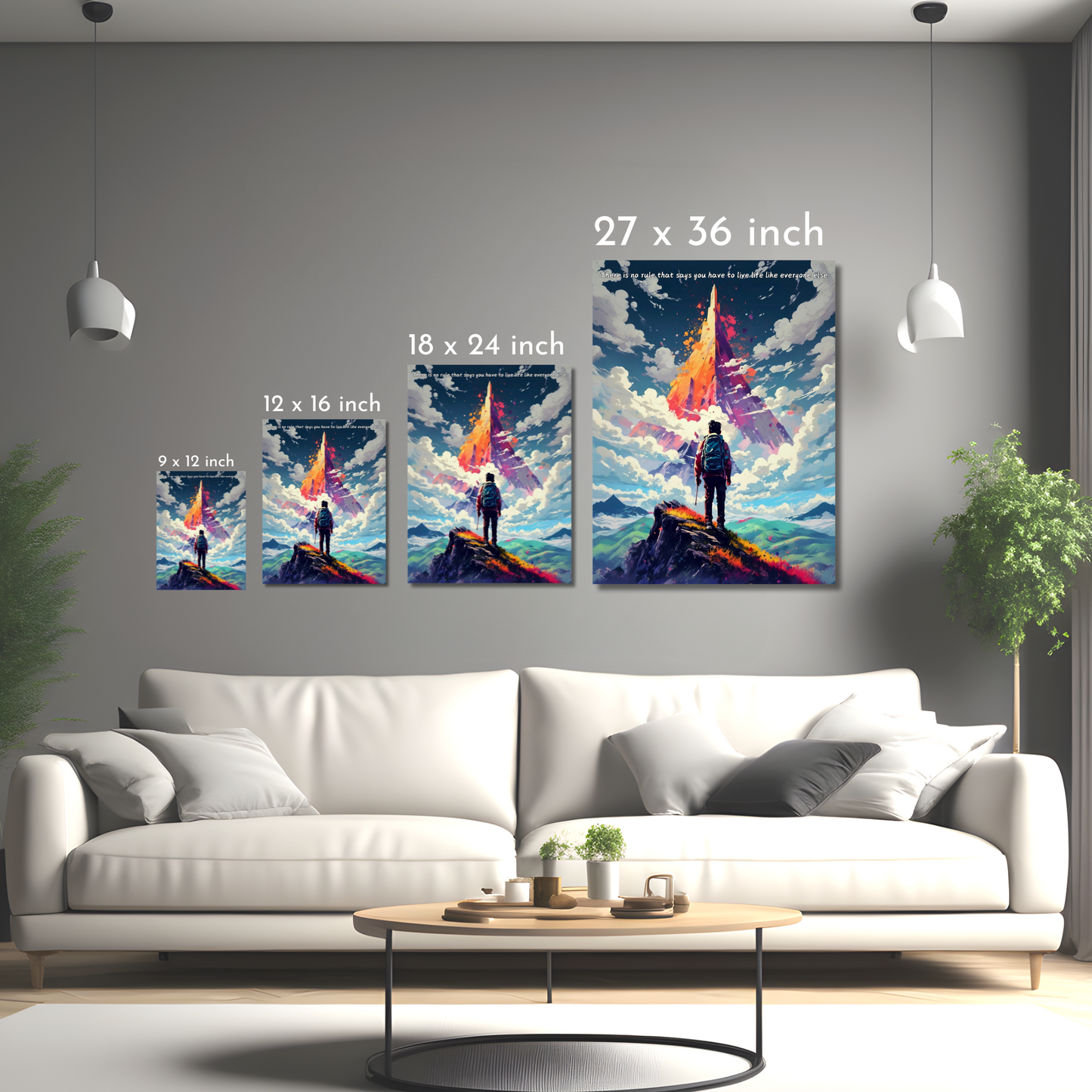 Journey Beyond Boundaries - Framed Canvas Art