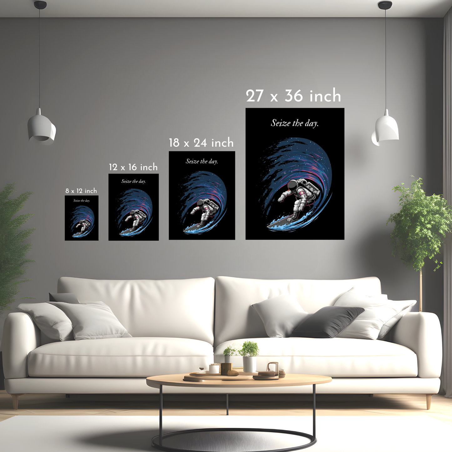 Seize the Day - Framed Canvas Art