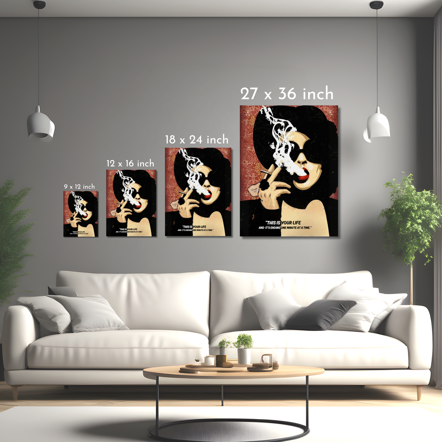 This is Your Life - Fight Club - Framed Canvas Art