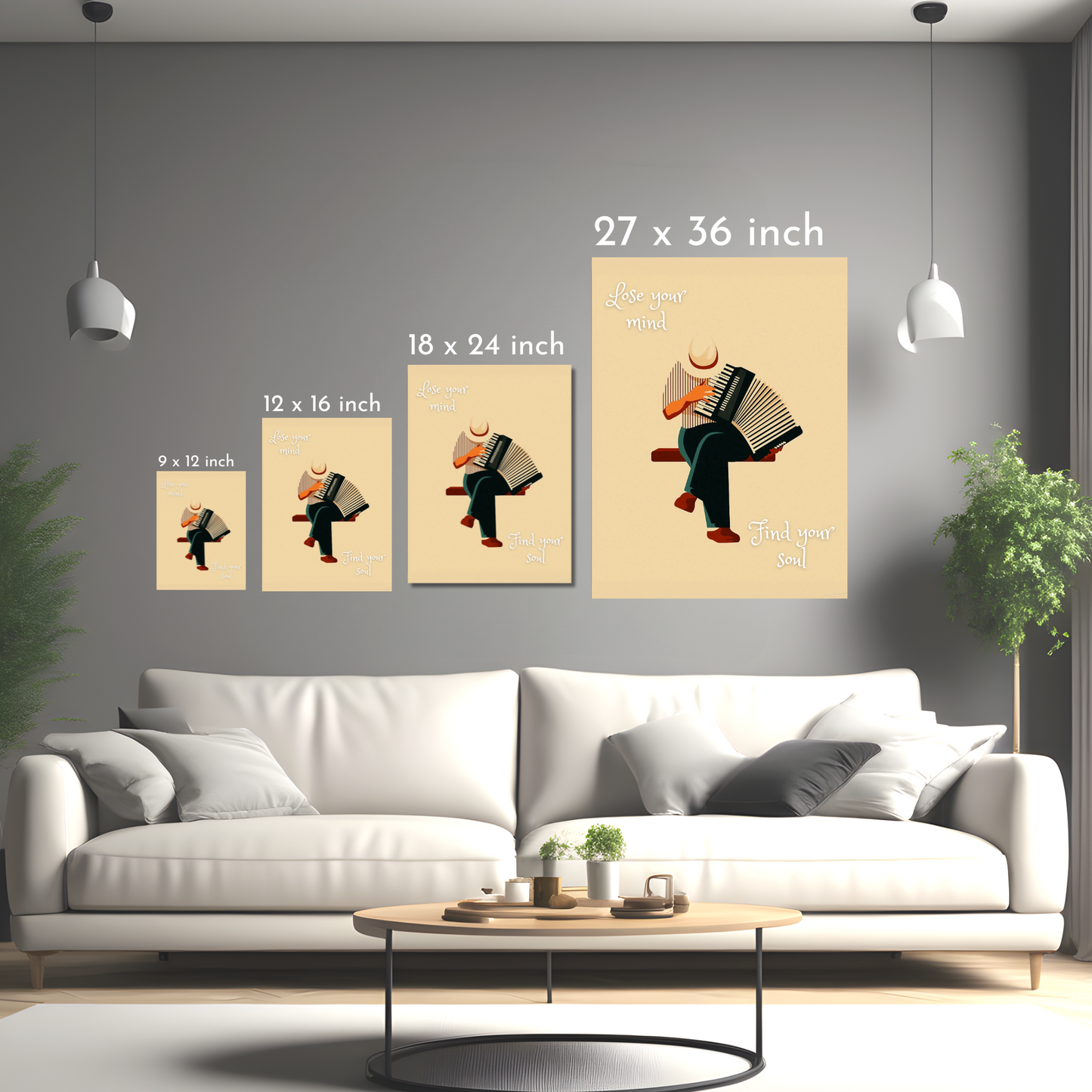 Lose Your Mind, Find Your Soul - Framed Canvas Art