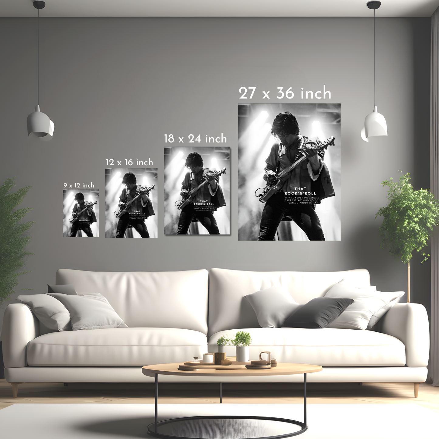 Rock’n’Roll Will - Monochrome Art