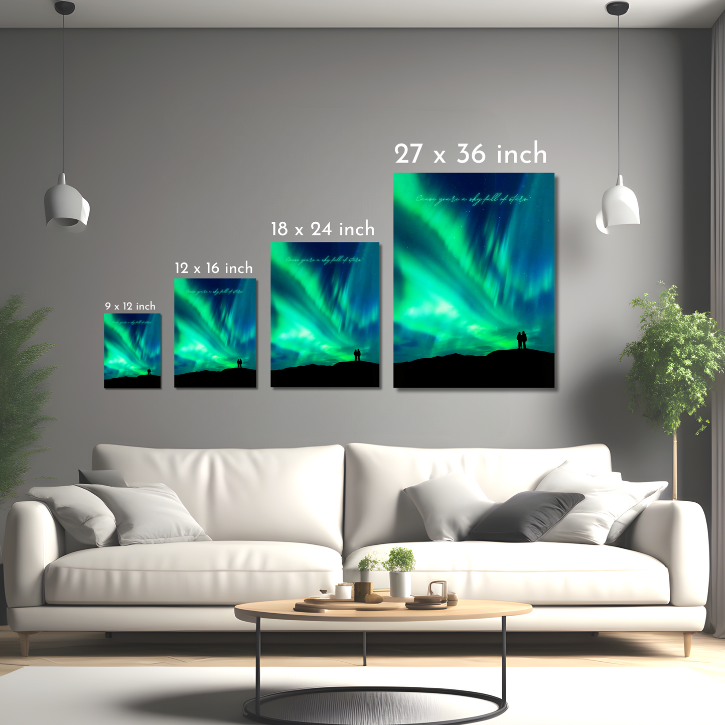 Aurora Dreamscape - Framed Canvas Art