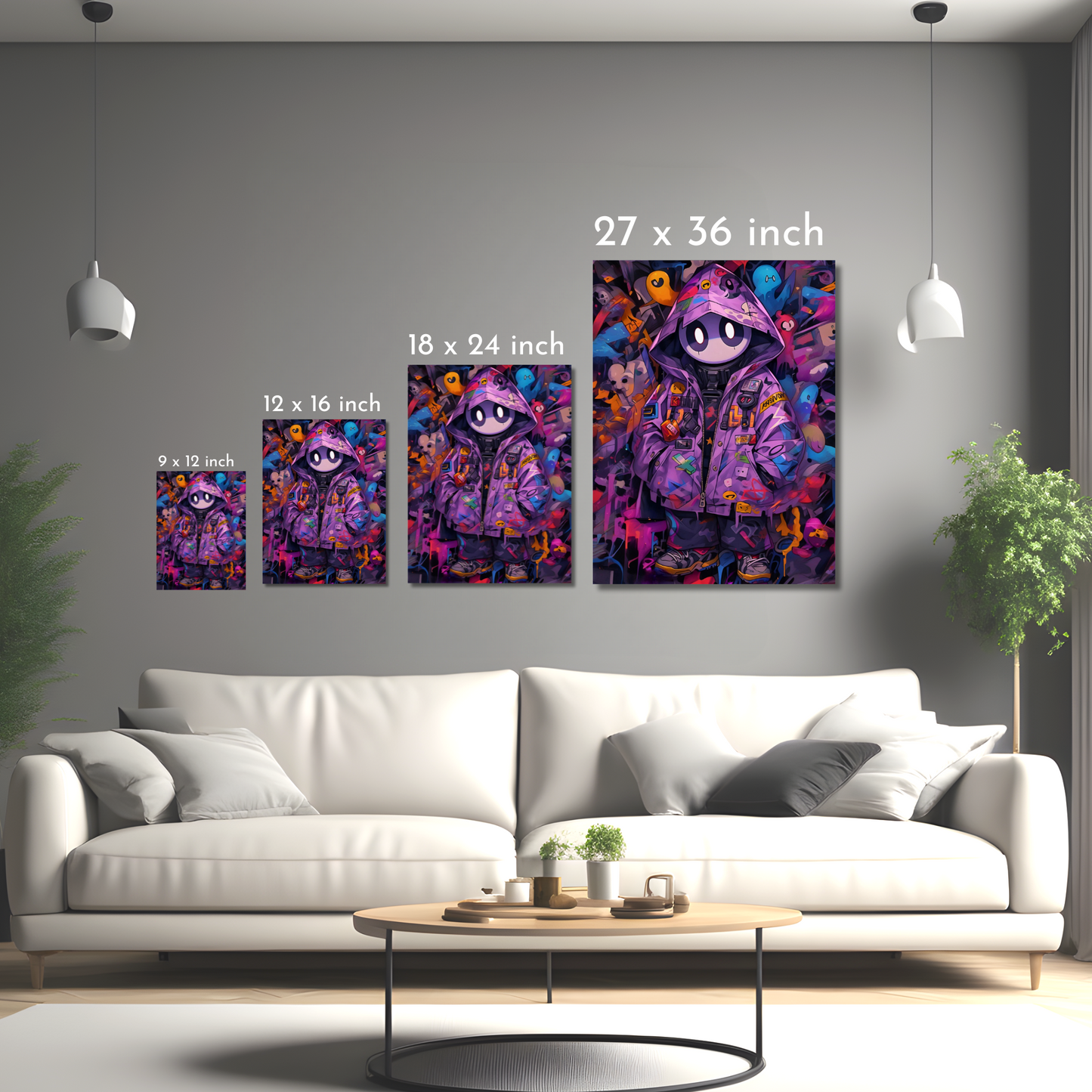 Urban Expression - Framed Canvas Art