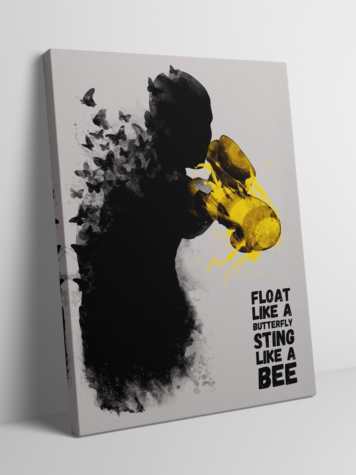 Muhammad Ali’s Iconic Quote - Framed Canvas Art