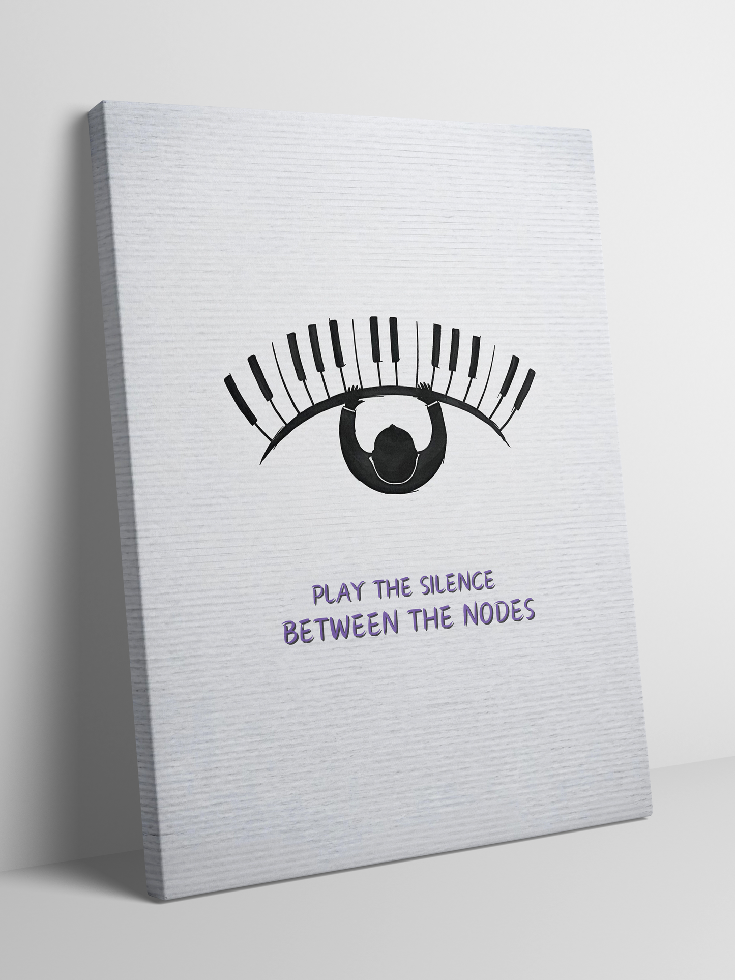 Silent Symphony - Framed Canvas Art