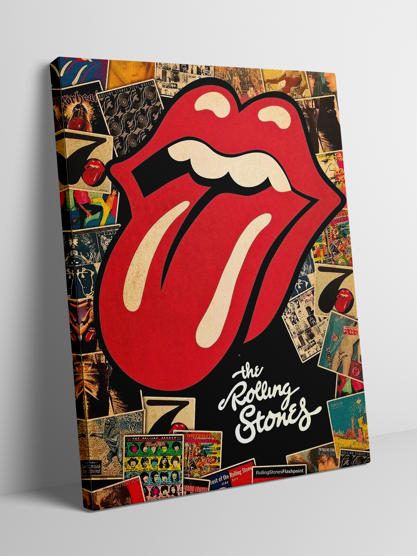 Rolling Stones Legacy - Framed Canvas Art