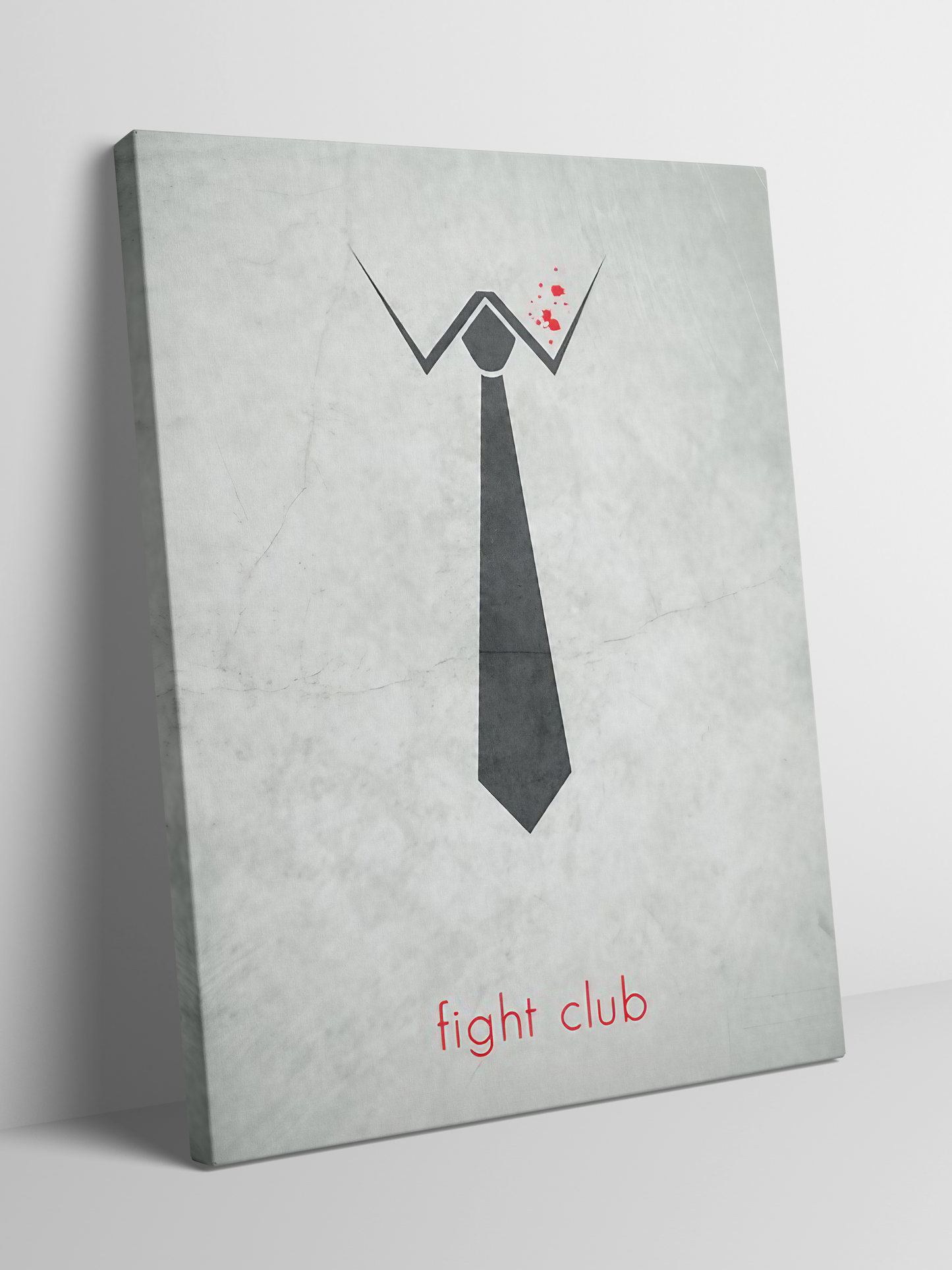 Fight Club Minimalist Art - Framed Canvas Art