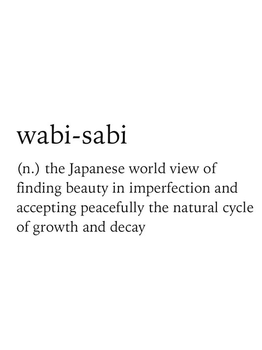 Wabi-Sabi - Beauty in Imperfection - Framed Canvas Art