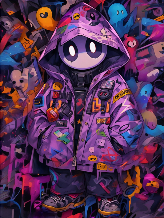 Urban Expression - Framed Canvas Art